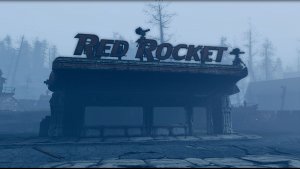 Красная ракета юго-запада Харбора.