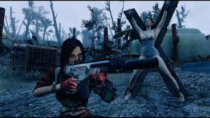 Пленниц спасает Клэр..  Fallout-4 (Сборка 11)