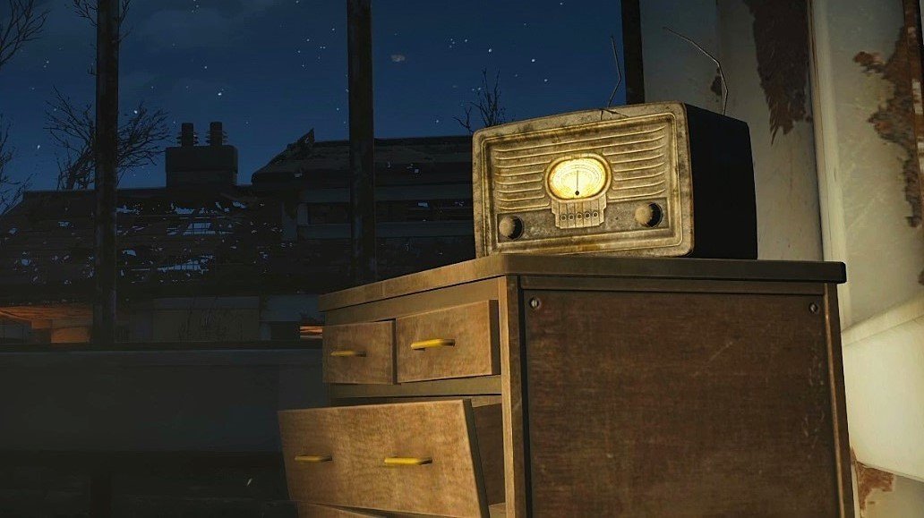 Главное меню Fallout-4. "Окно в Сэнкчуари"