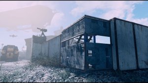 Стены поселения в Аропорту. Poselenia Windfire Fallout-4