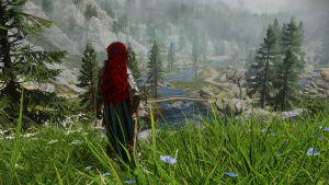 SkyrimSE - Туман по горам