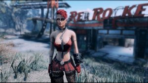 В красно-черных тонах.. Fallout-4 (Сборка 11)