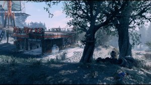 Стоянка грузовиков Red Rocket.