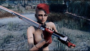 Нимфа с Катаной. Fallout-4 (Сборка 11)