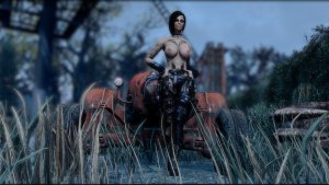 Нора и трактор. Fallout-4 (Сборка 11)