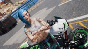 С мотиком. Cyberpunk 2077 глазами Windfire