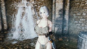 Алия в катакомбах тюрьмы. SKYRIM AE (Сборка 16)